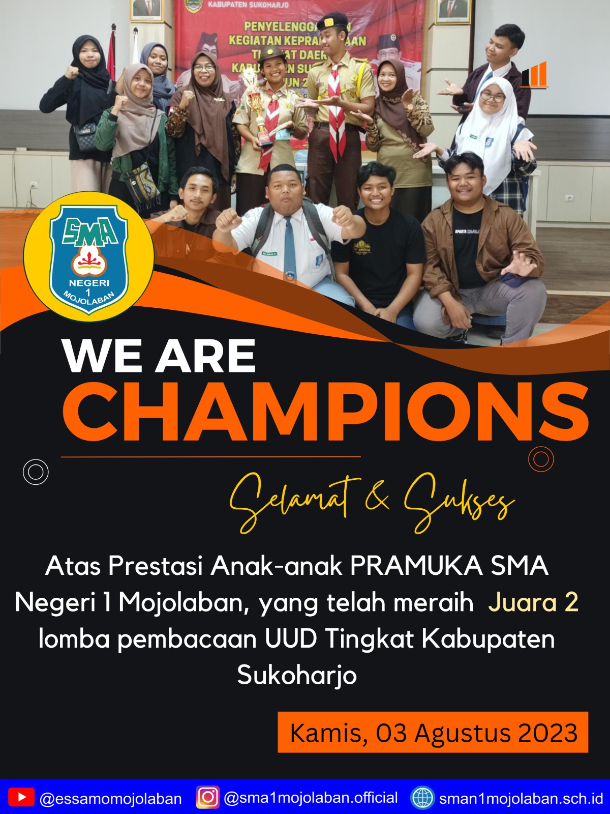 Juara 2 Pembacaan UUD