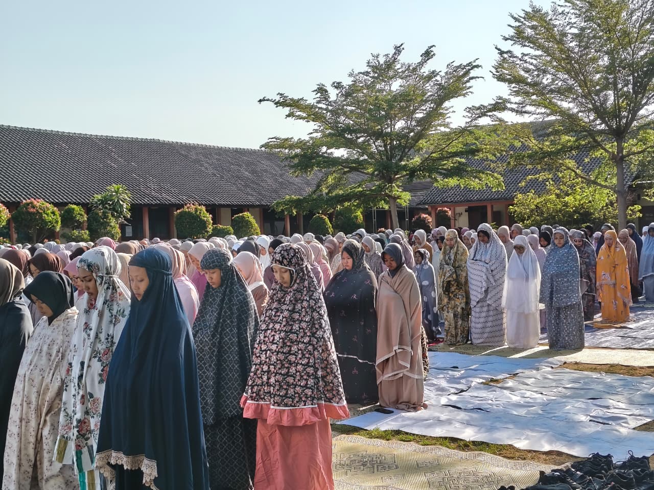 Sambut Musim Hujan dan Sukses TKA, SMAN 1 Mojolaban Gelar Salat Istisqa dan Doa Bersama